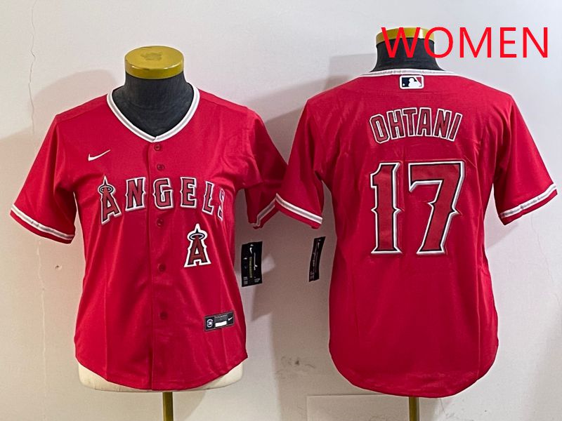 Youth Los Angeles Angels #17 Ohtani Red Nike Game 2025 MLB Jersey style 4->youth mlb jersey->Youth Jersey